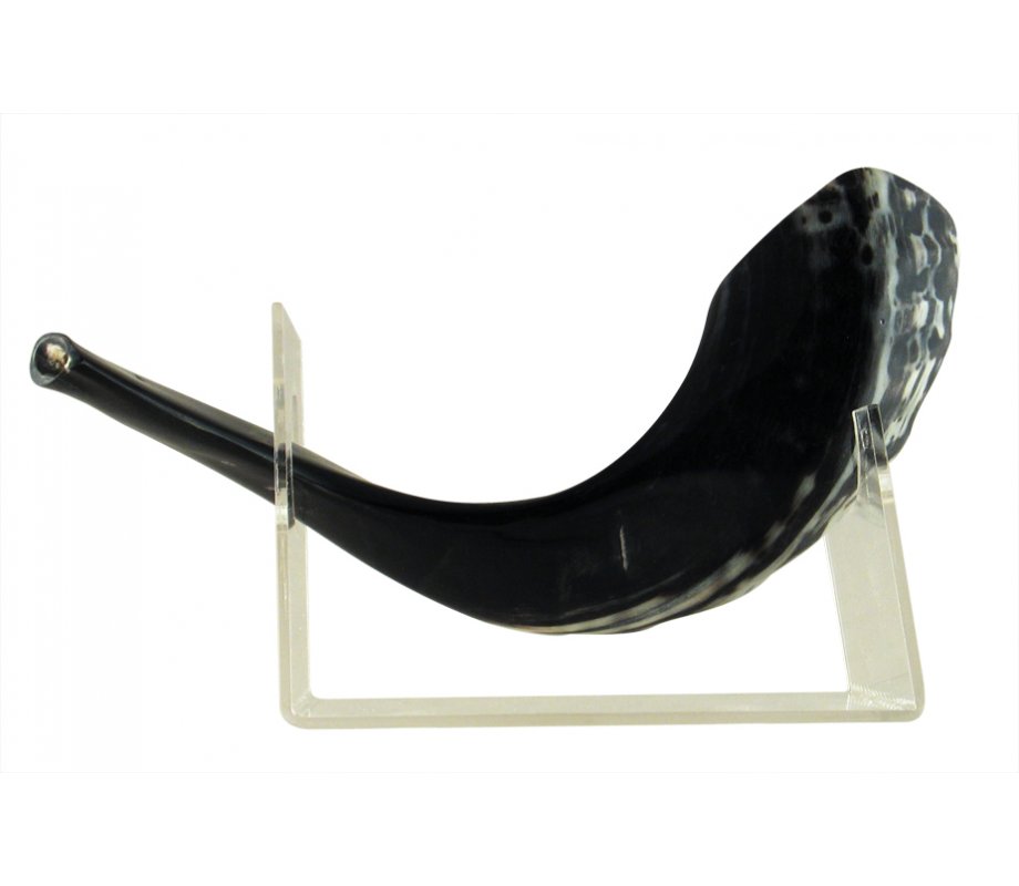 Lucite Shofar Stand - for Small Ram's Horn Shofar of Length till 15 Inches