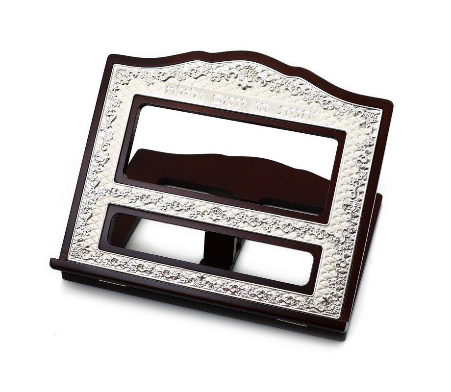 Matte-Shiny Silver Plate Table Stender