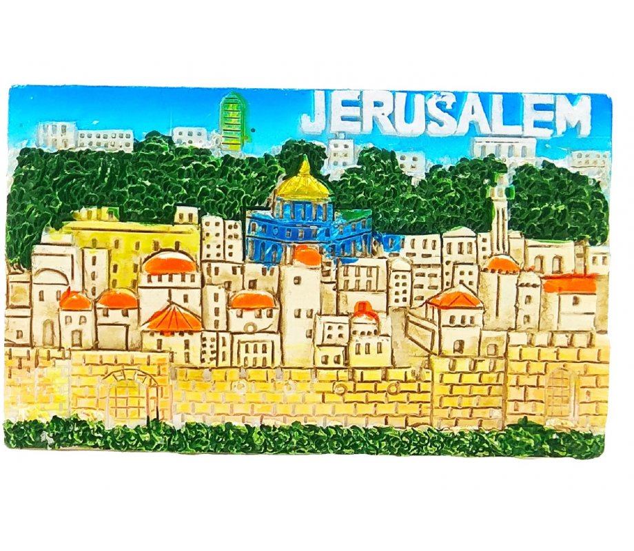 Polyresin Magnet – Colorful Jerusalem Images