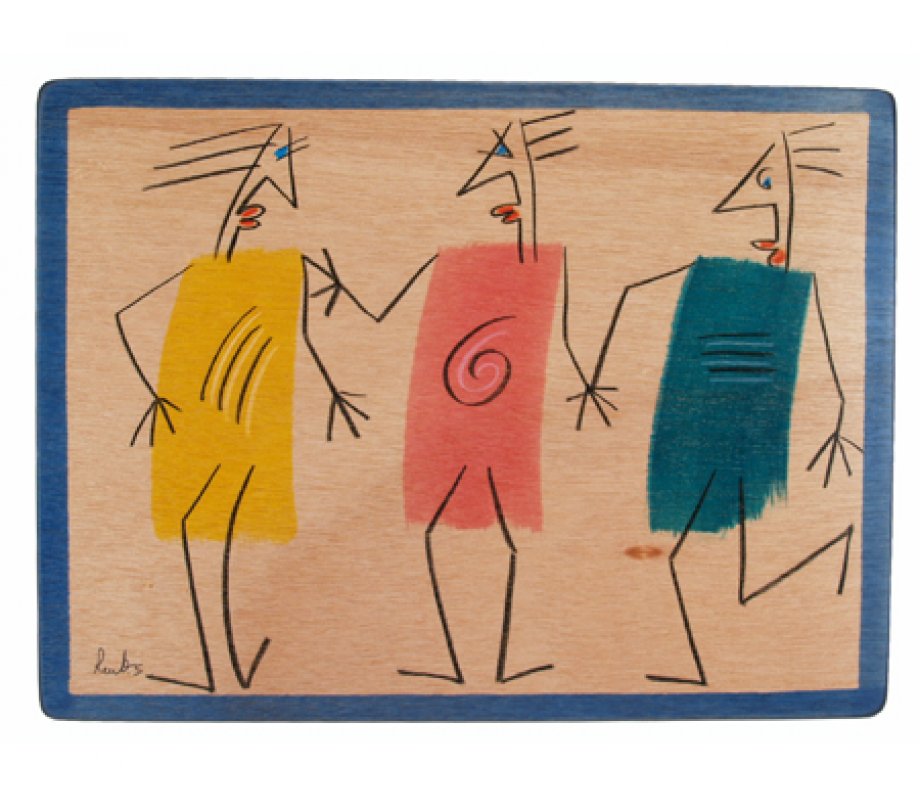 Rectangular Placemat Tipusim by Kakadu Art