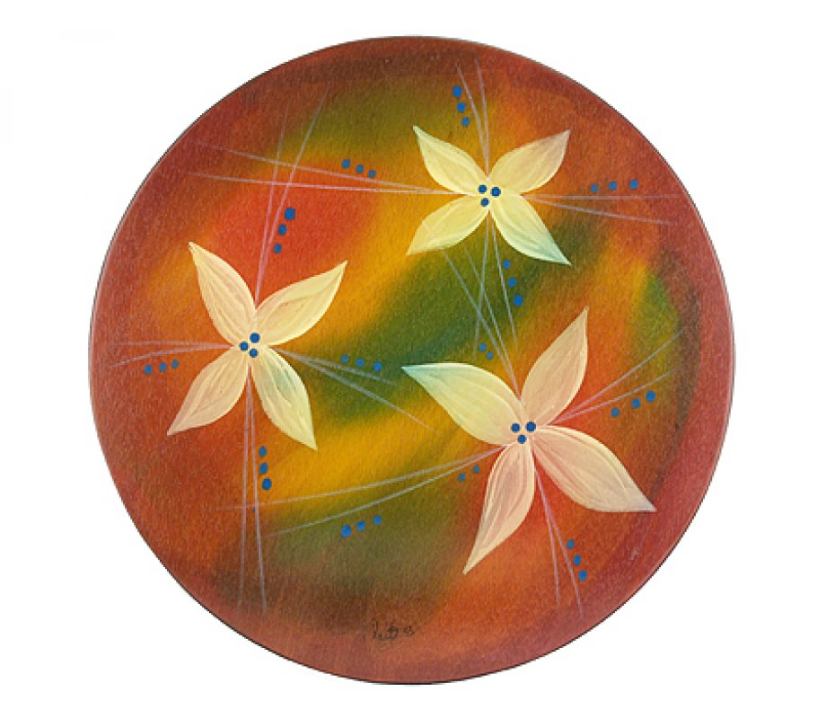 Round Placemat Florali by Kakadu Art