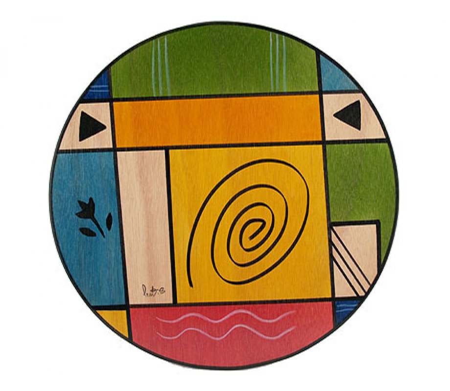 Round Placemat Modernini by Kakadu Art