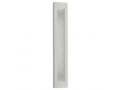 Rounded Dark Gray Polyresin Mezuzah Case  Gold Shin