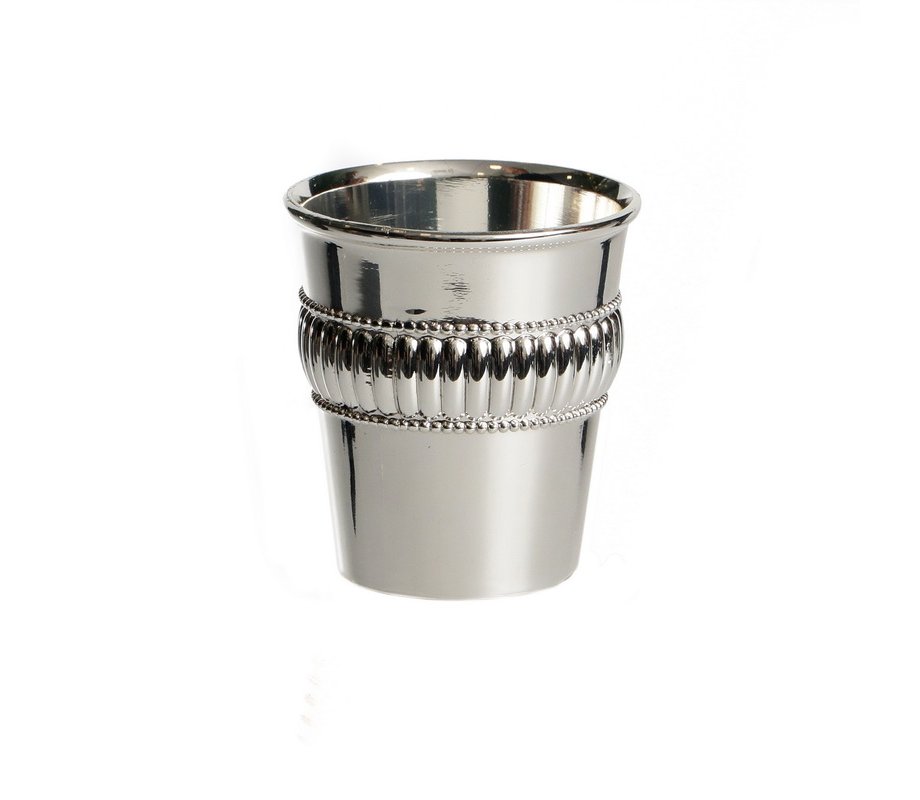 Set of Two Small Decorative Kiddush Cups for Children - Holds Revi'is 100 ml