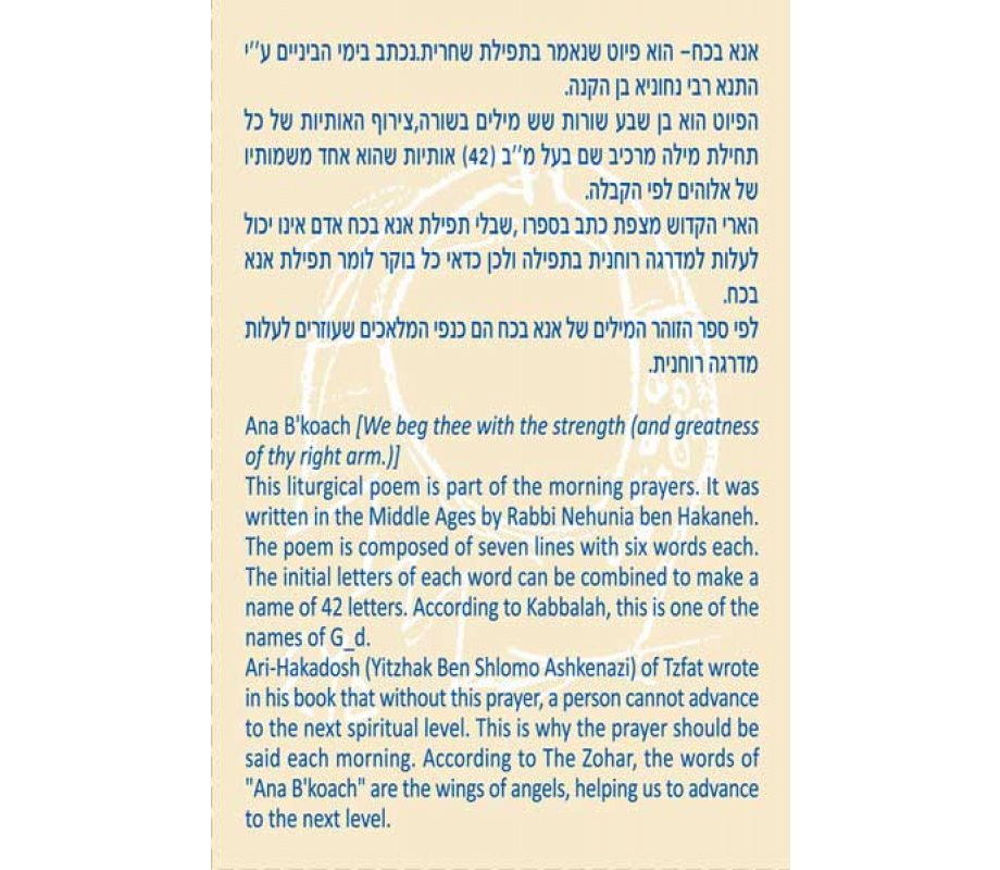 Shraga Landesman Anna Bekoach Prayer Hamsa Necklace - Nickel Silver