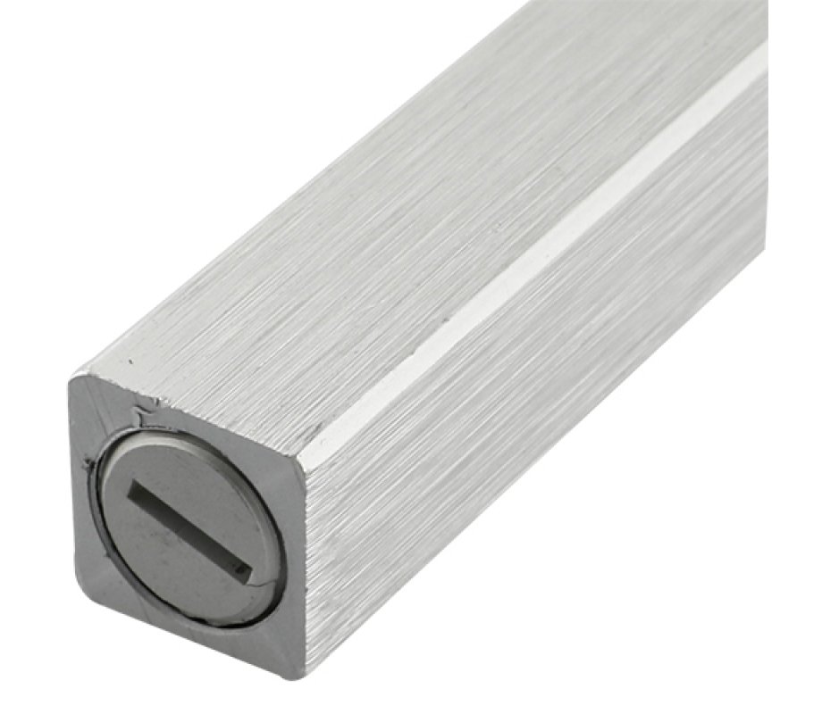 Silver Aluminum Mezuzah Case with Bubble Design, Silver Shin – Choice of Sizes