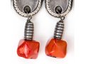 Silver Plated Ancient Wall Hamsa with Colorful Beads - Israel Museum Replica