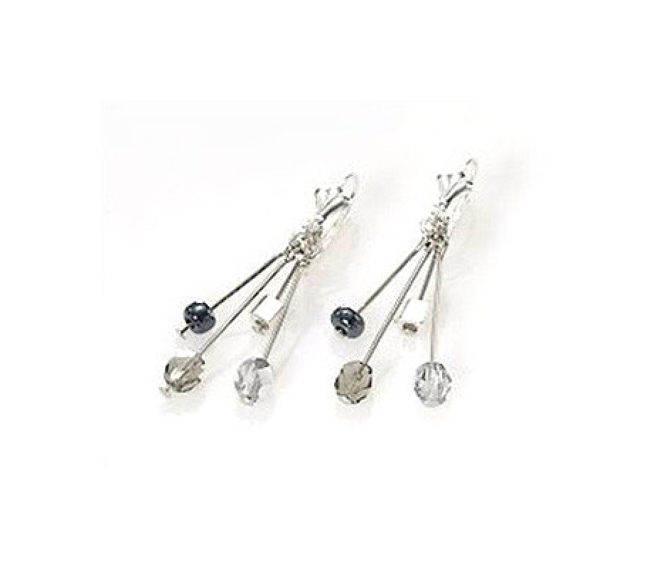 Silver Sparks Earrings by Edita