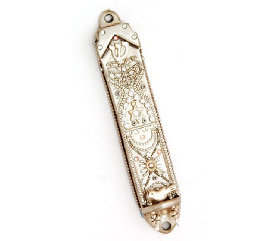 Silver Star of David Mezuzah Case - Ester Shahaf