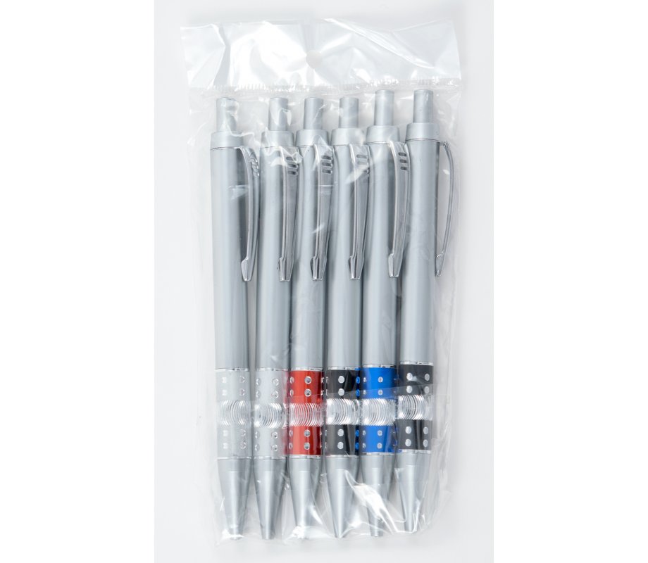 Souvenir Set of Six Colorful Pens inscribed with I Love Jerusalem