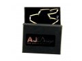 Stainless Steel Mans Bracelet, Double Link Box Chain - Star of David