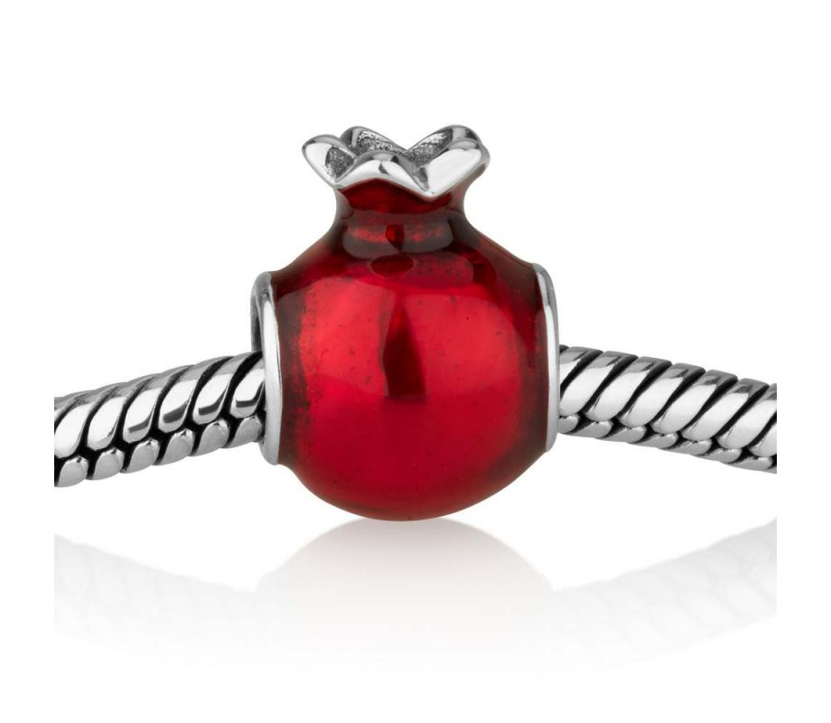Sterling Silver Pomegranate Bracelet Charm