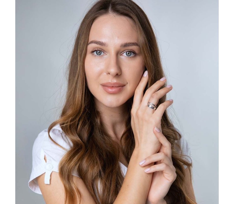 Sterling Silver Ring Engraved with Ani Ledodi VeDodi Li English Inside