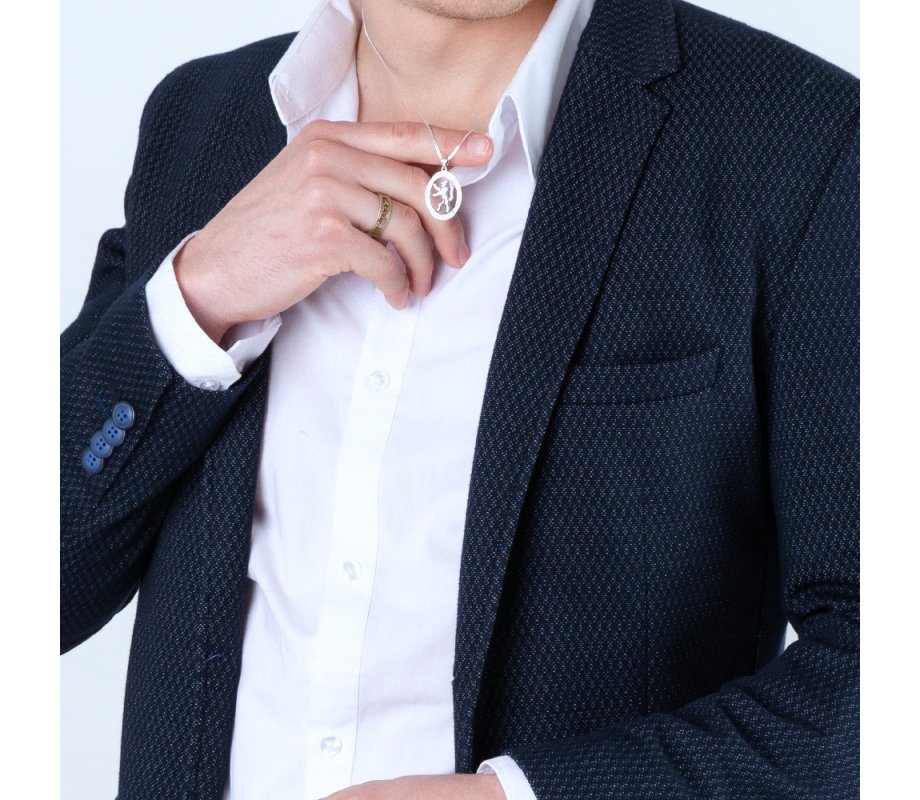 Sterling Silver Ring with Cutout Gold Plated Hebrew Ani Ledodi English Inside