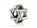 Sterling Silver Star of David Charm for Bracelet or Necklace