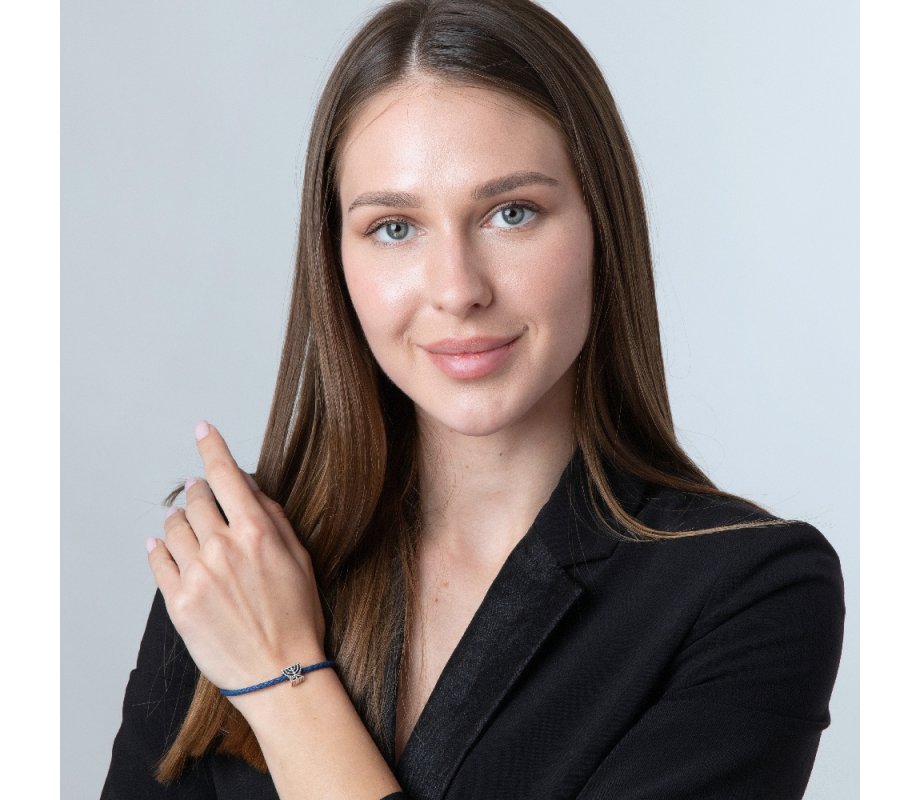 Sterling Temple Menorah Charm