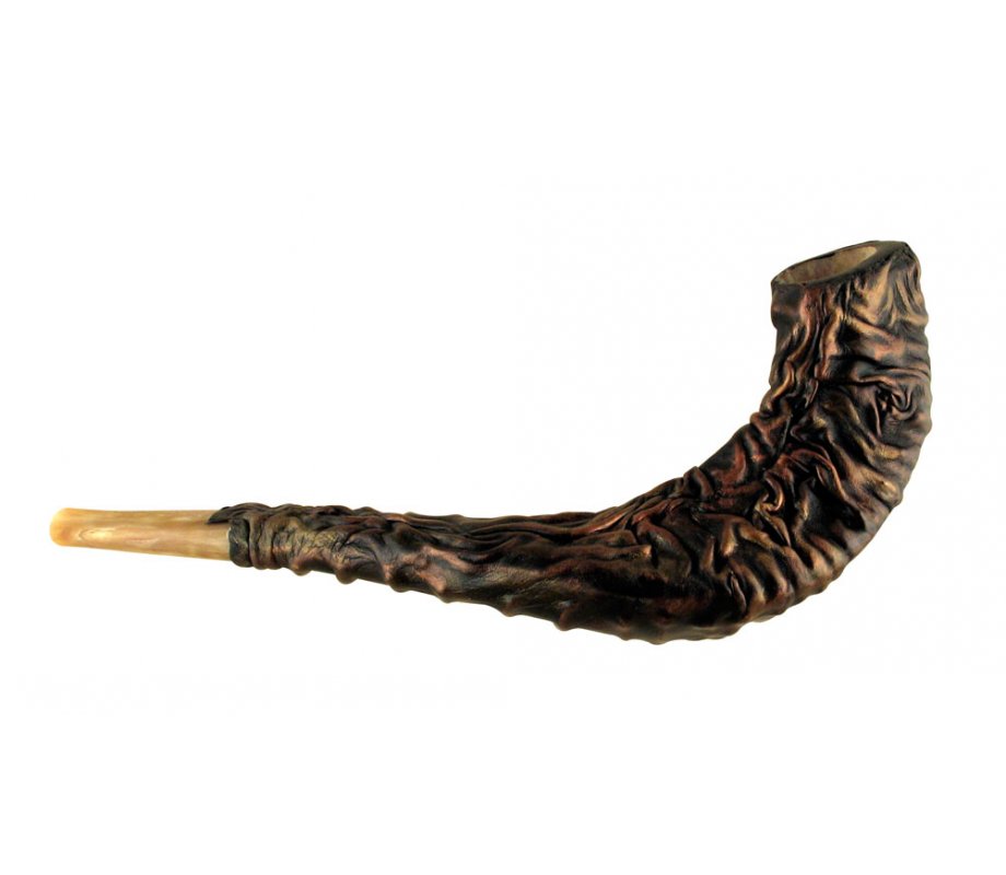 Stunning Leather-bound Ram's Horn Shofar