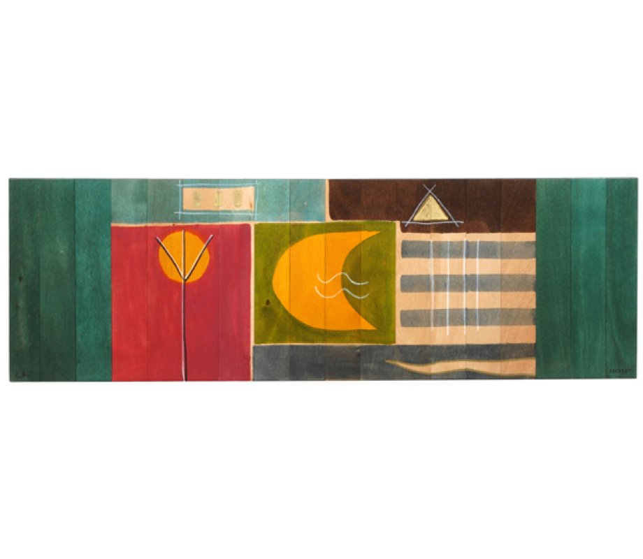 Table Runner Yellow Moon by Kakadu Art