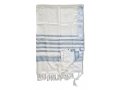 Talitnia Barak Non Slip Lightweight Wool Tallit Prayer Shawl - Blue Stripes