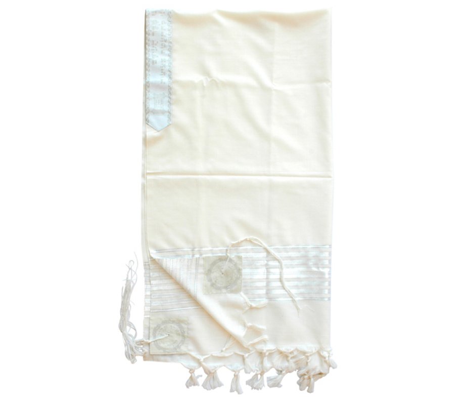 Talitnia Chermonit 100% Pure Wool Tallit Prayer Shawl