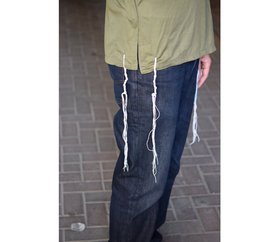 Talitnia Dry-Fit Tzitzit T-shirt With Kosher Tzitzis - Olive Green