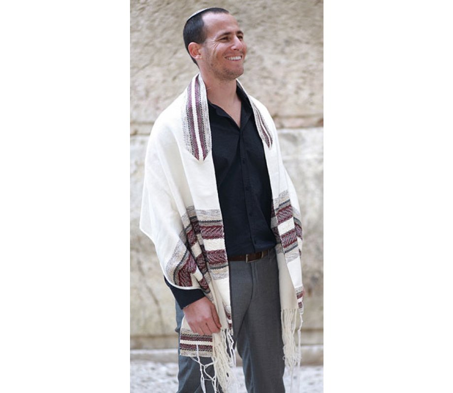 Weaving Creation Hand Woven Tallit Netzach - Eternity