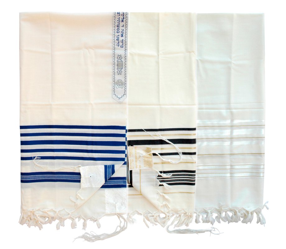 Wool Prayer Shawl Traditional 100% Pure Wool